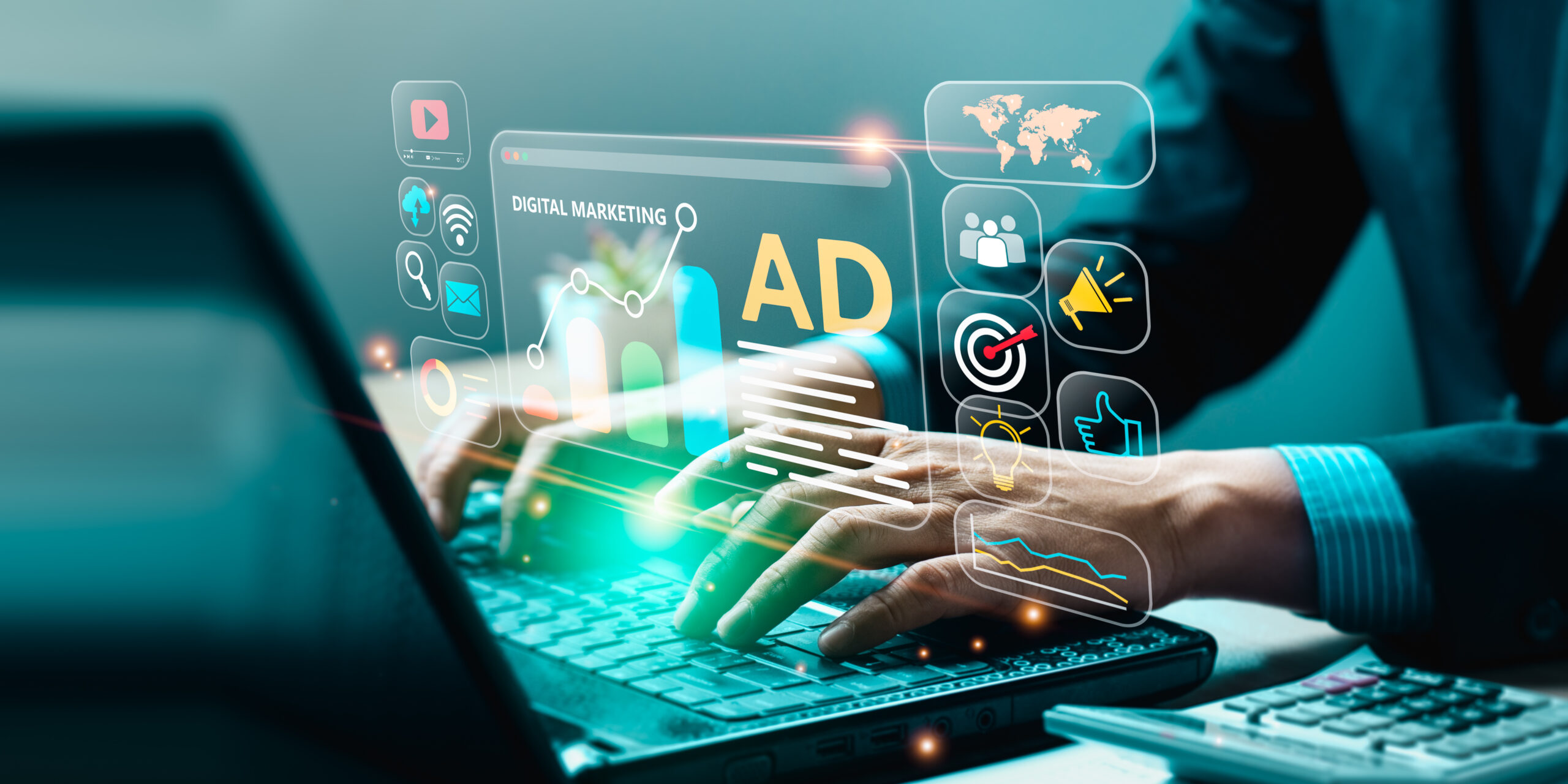 Paid ads and marketing support